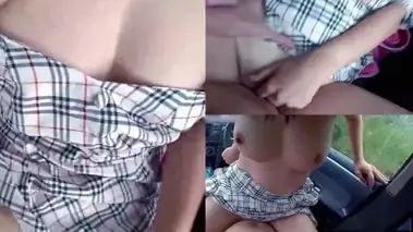 Bokep Indo Minta Jatah Ngentot Adik di Mobil